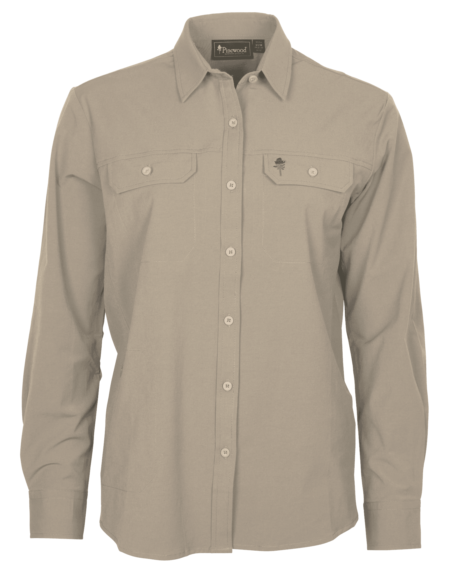Pinewood Everyday Travel Långarmad Skjorta Dam Sand
