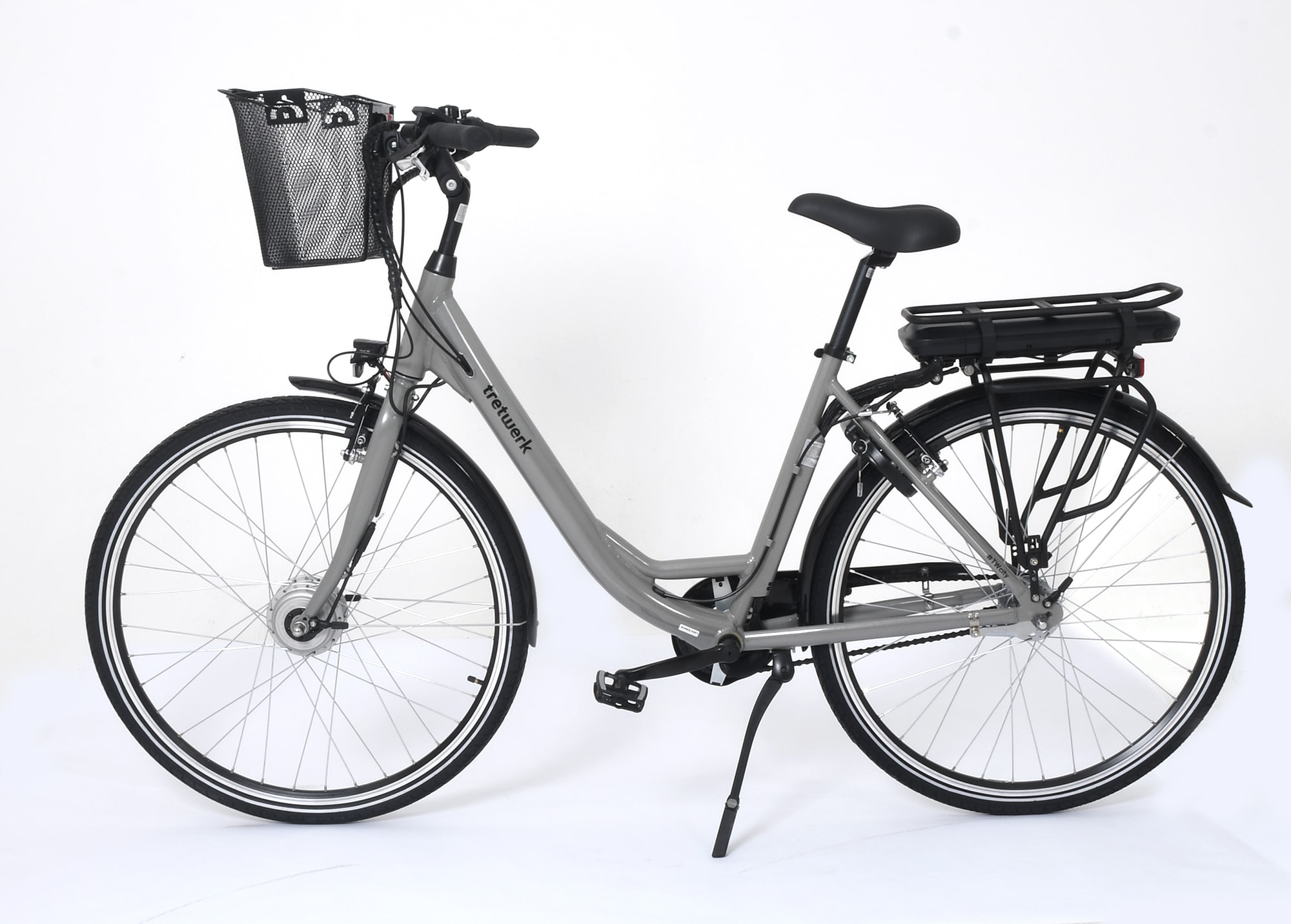 Tretwerk Sähköpyörä Pilviharmaa Shimano Nexus 7-nopeuksinen 49 cm 13,0Ah Greenway-akku -