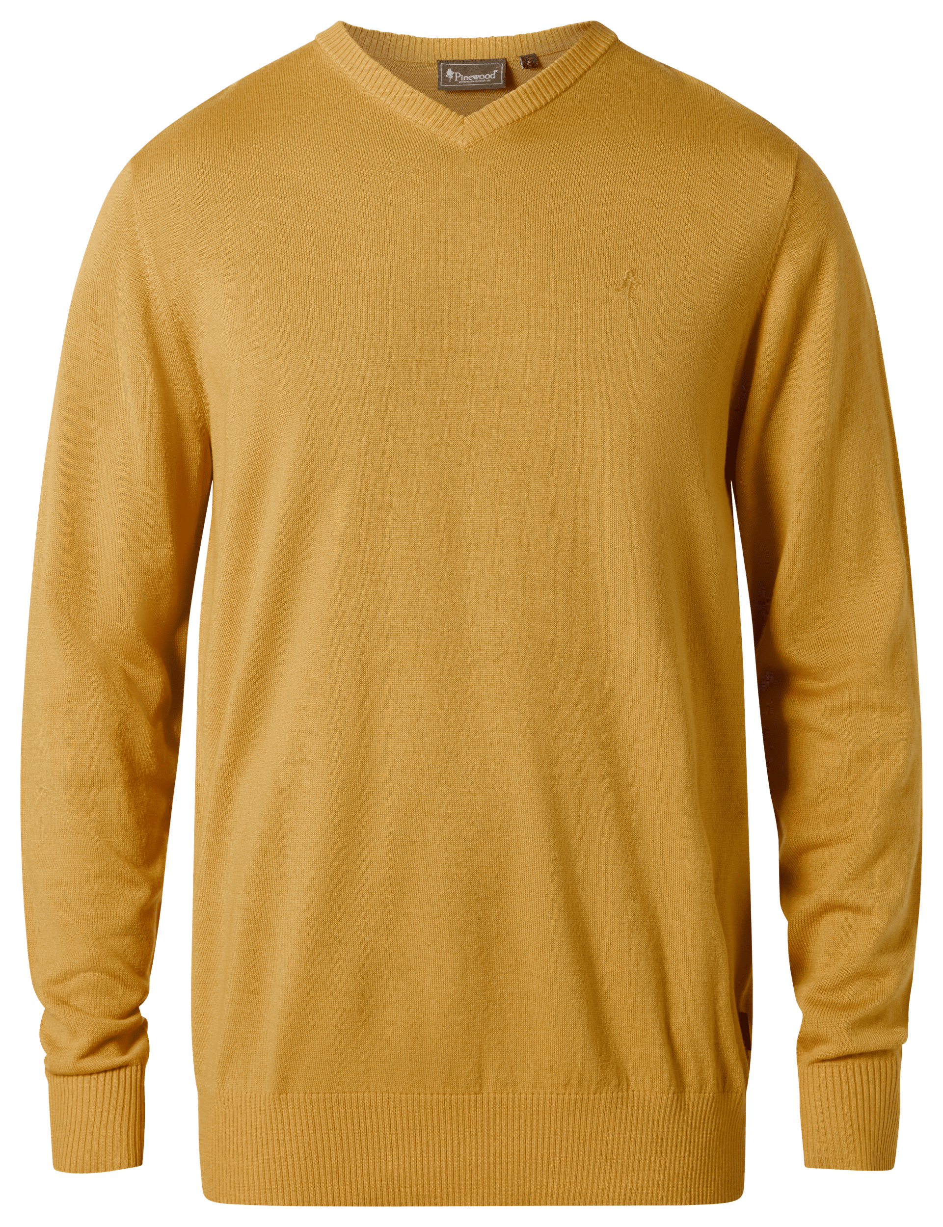 Pinewood Värnamo Merino Tröja Herr Dark Sandstone