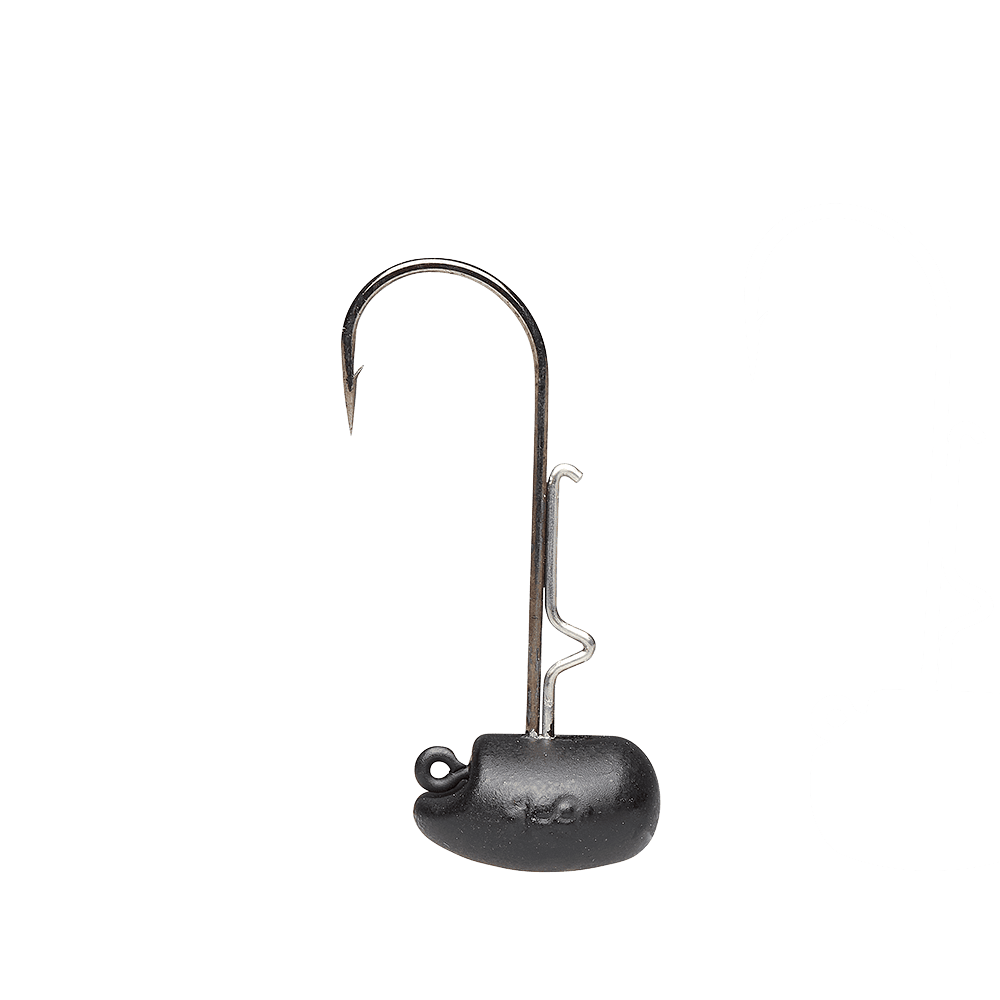 Ned Jighead Matt Black Jigipäät 3 kpl/pakk.