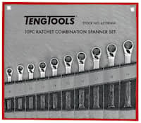 Teng Tools U-ringspärrnyckelsats 6510RMM 10-19mm 10 delar