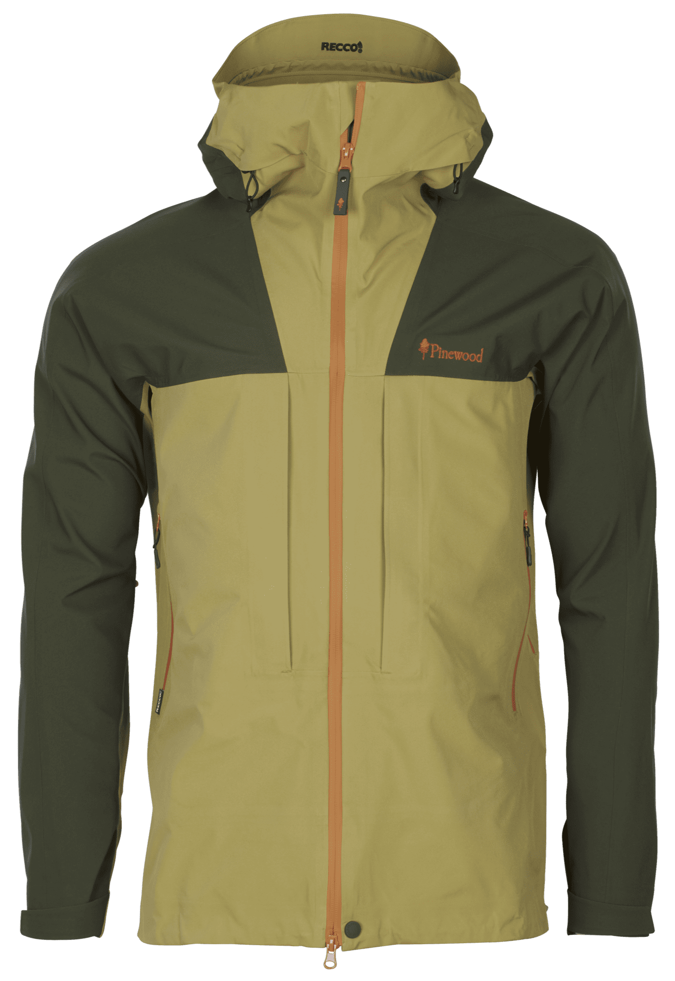 Pinewood Abisko Trekking 3L Jacka Herr Golden Hay/Mossgreen