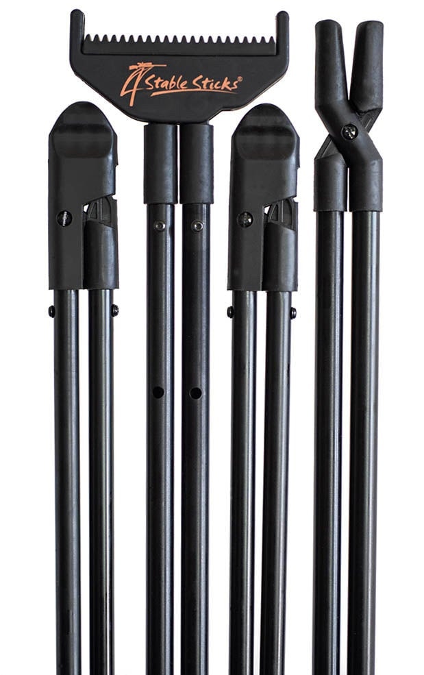 4Stable Sticks Sit Stick Skydestøtte Sort