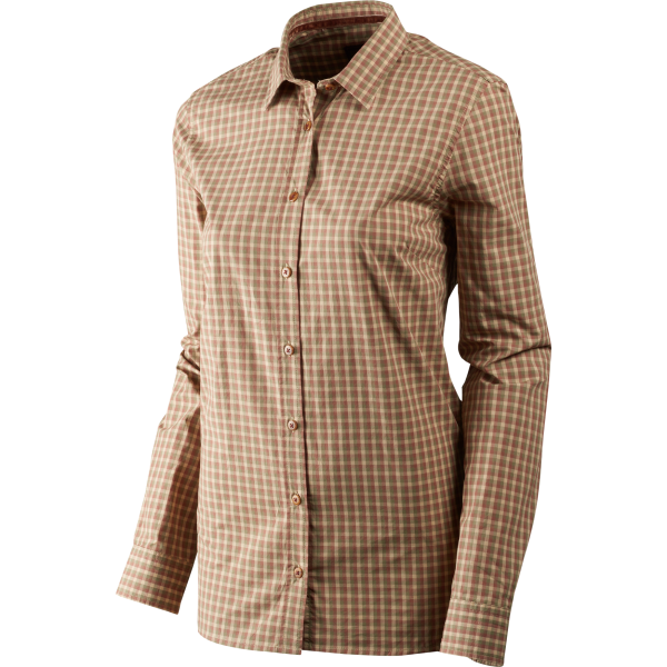Härkila Selja Lady L/S skjorta Moonlight rose check