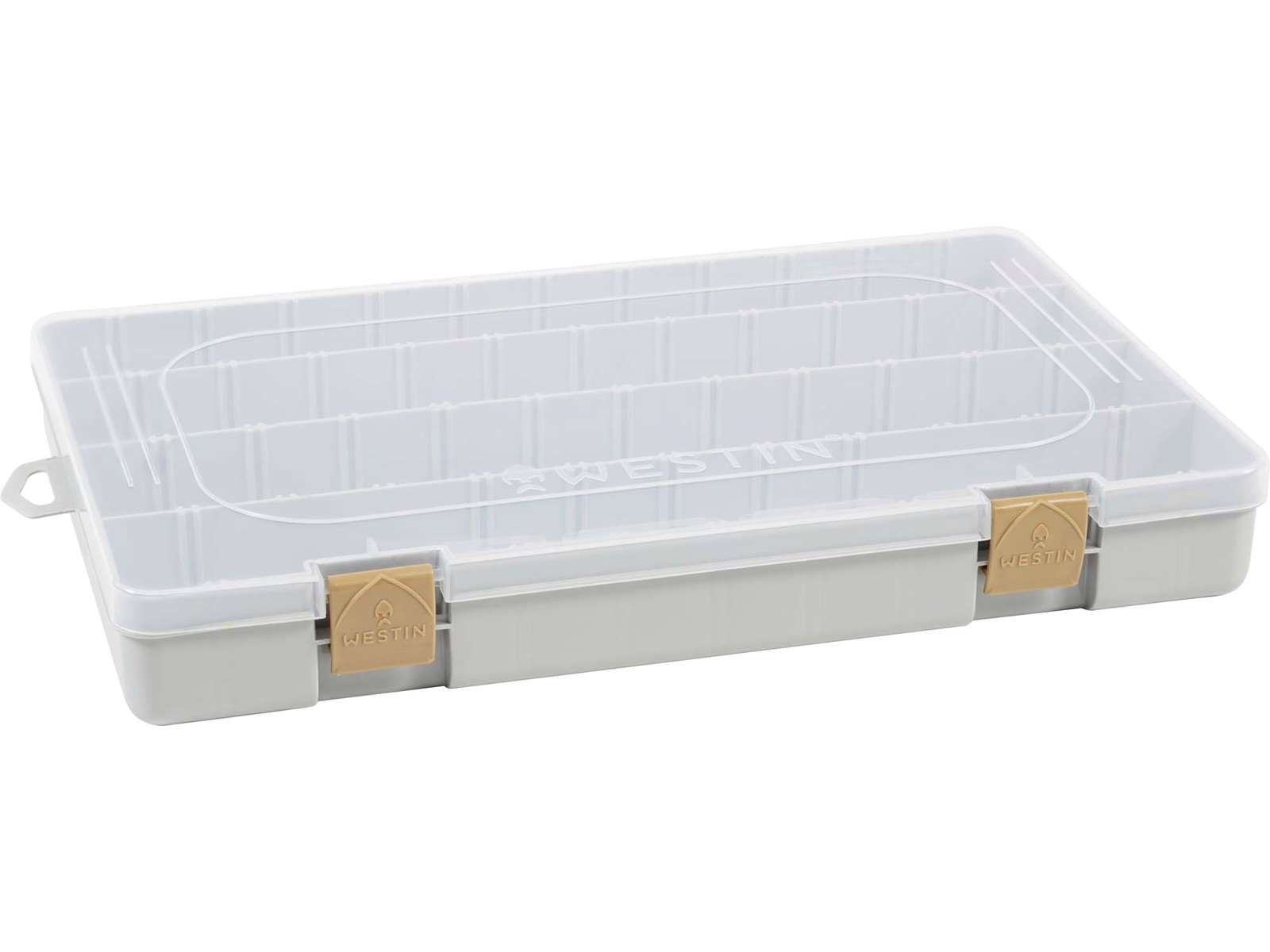 W3 Tackle Box 36x22,5x4,8cm Grey/Clear -