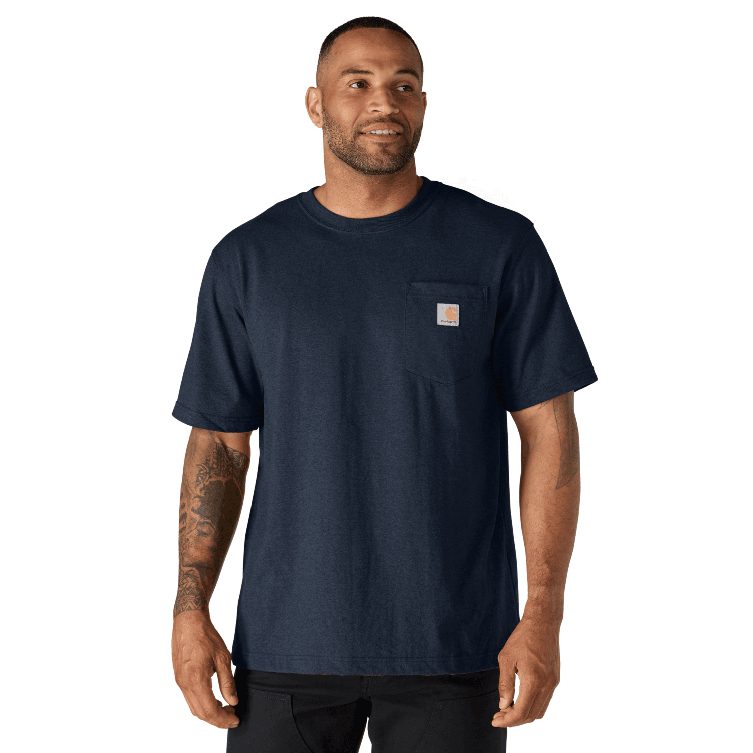 Carhartt Dearborn Relaxed Pocket T-Shirt Herr Navy