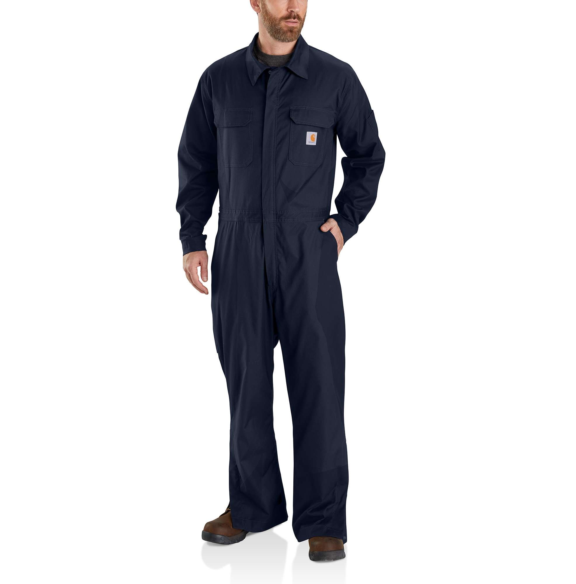 Carhartt Rugged Flex Canvas Overall Men's Navy