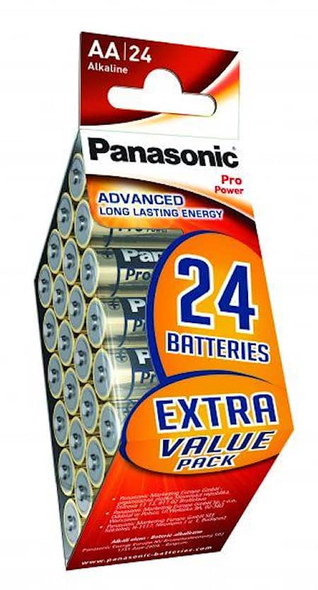 Panasonic Batteri Aa 24-pak Pro Power