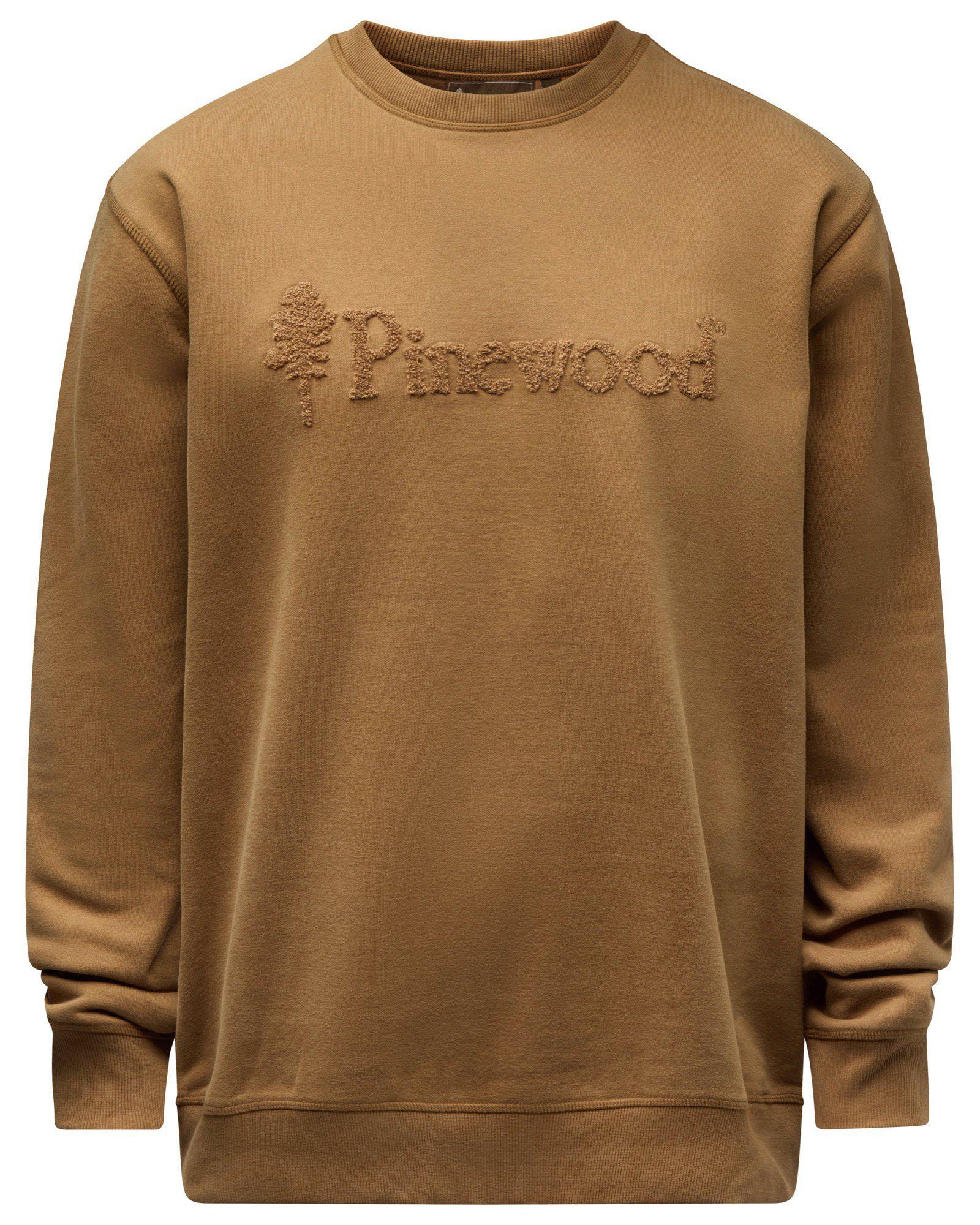 Pinewood Värnamo PW Logo Tröja Dark Sandstone