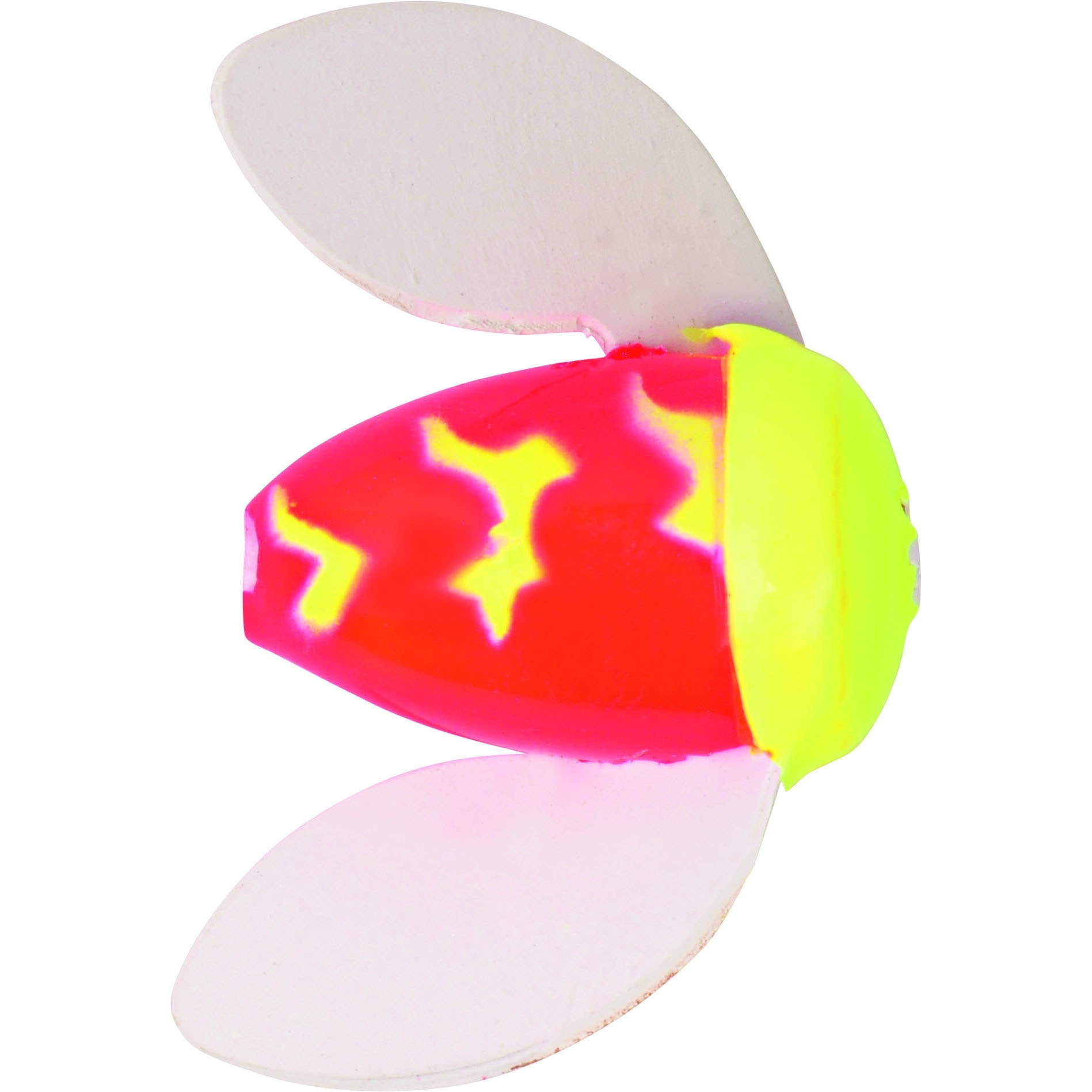 Spin-N-Glo rigged #8 Red Chartreuse Tiger -