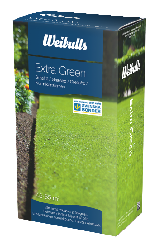 Gräsfrö Extra Green Weibul 1kg -