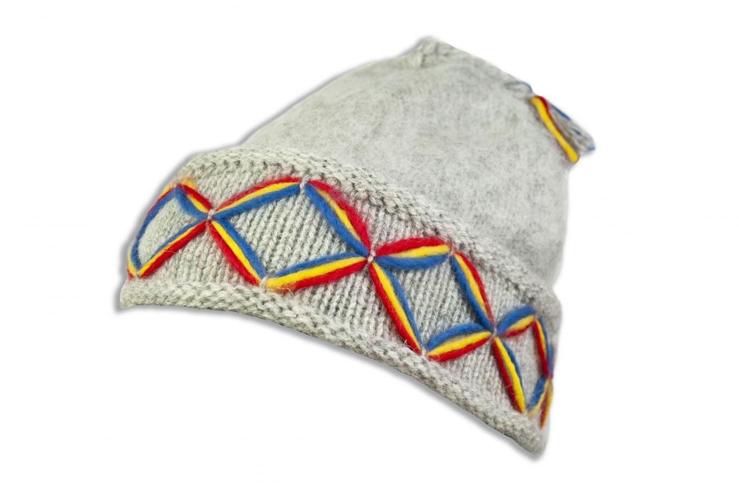 Kangos Mössa Ull Ljusgrå one size