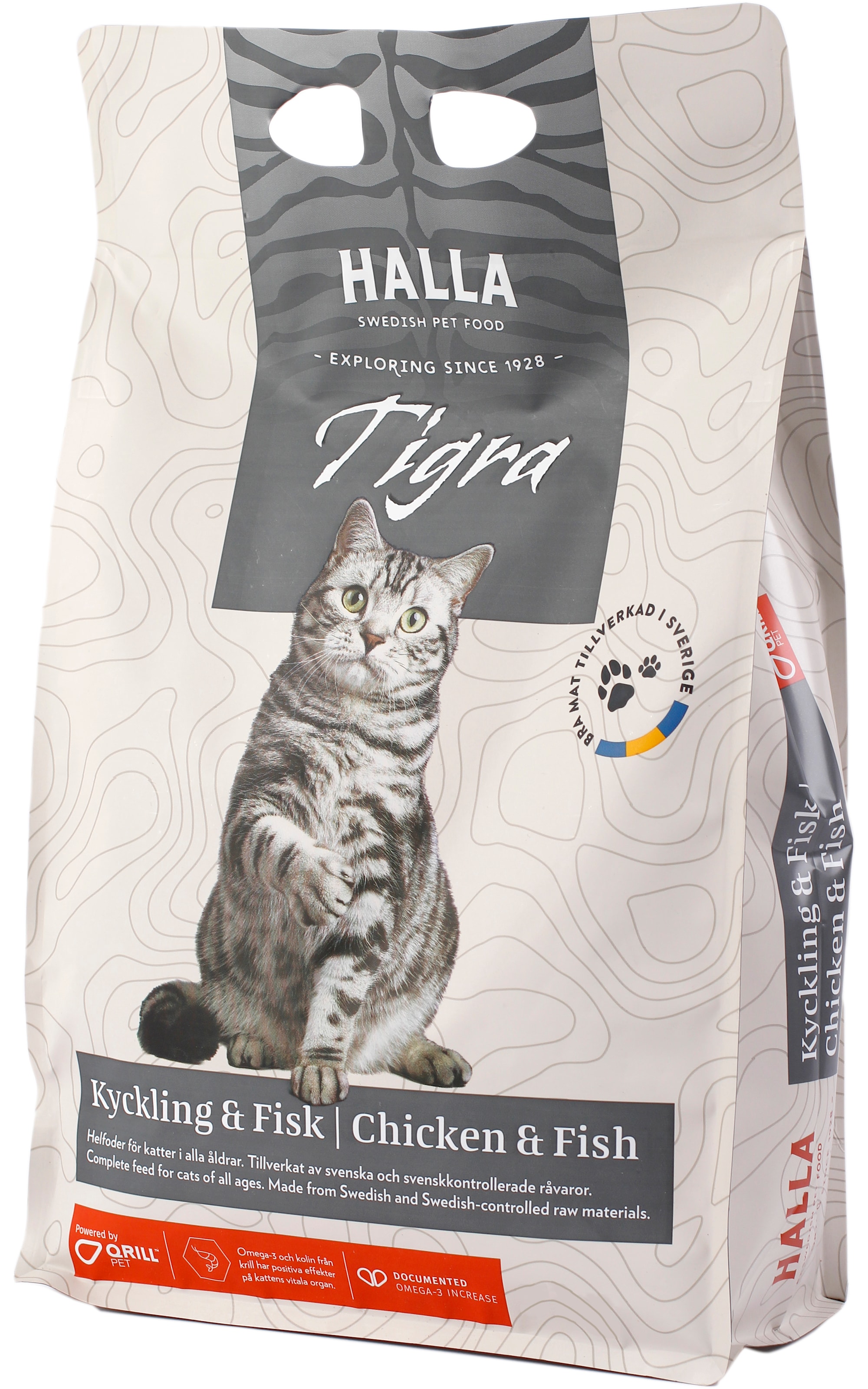 Halla Tigra Kyckling & Fisk Kattmat