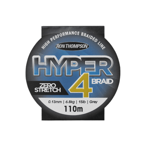 R.T. Hyper 4-Braid 110m 0.13mm 6.8kg Grå