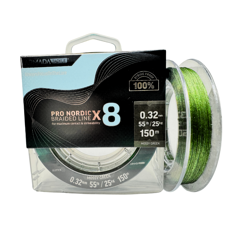 Armada Pro Nordic Braided line 8X Mossy Green 150 m