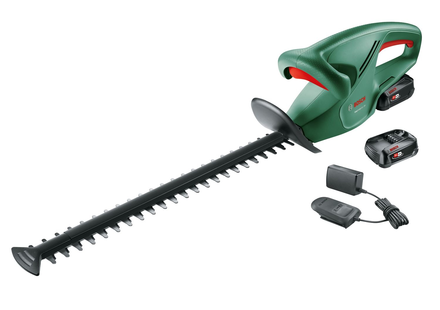 Bosch Häcksax Easyhedgecut 18V-45 med 2x2Ah batterier & laddare