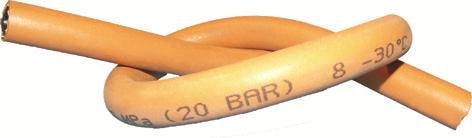 Gasolslang Orange 8mm/M