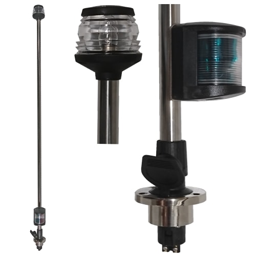 Lanternstång 1M Topp+Komb Svar