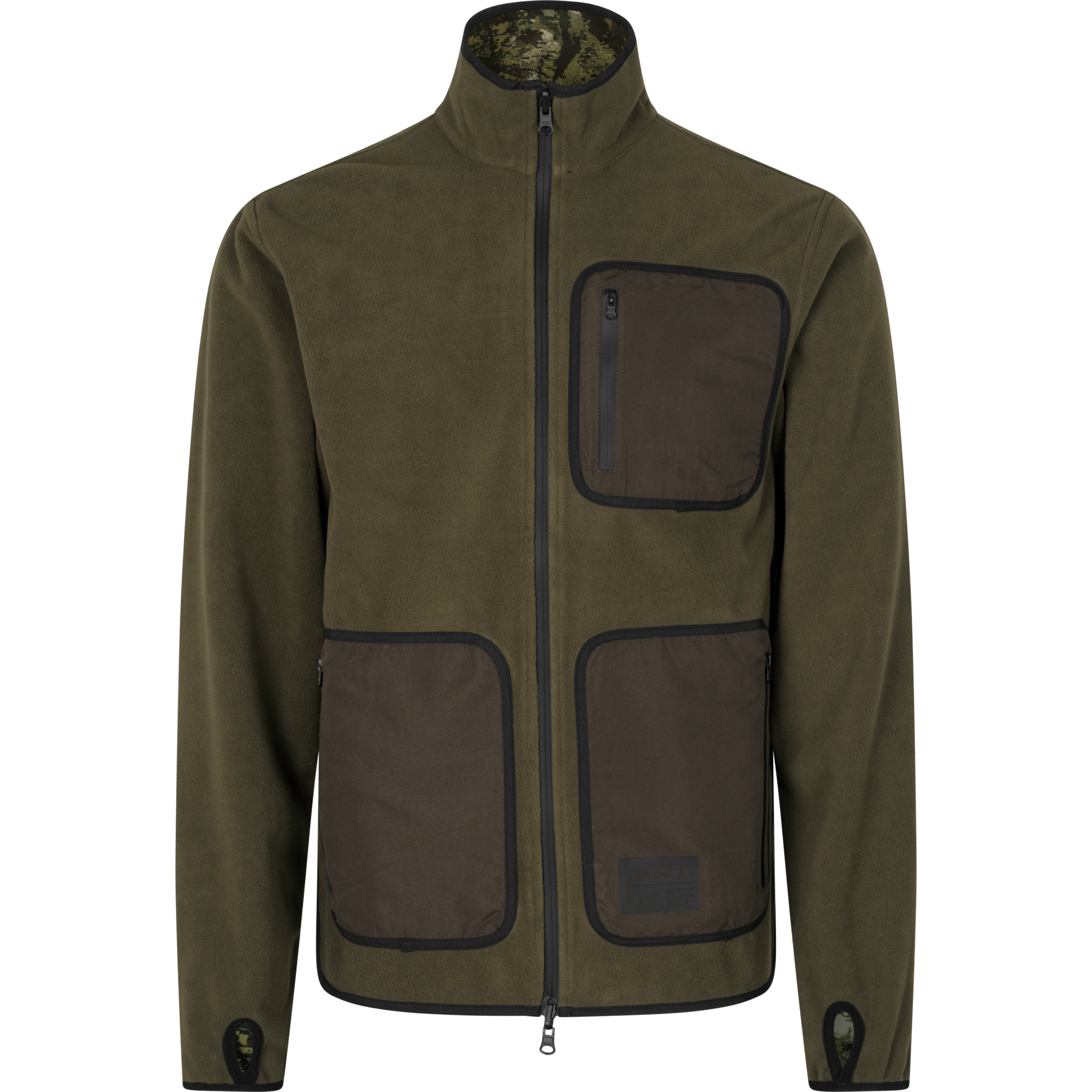 Seeland Rogue Reversible Fleece Jacket Men's Light Pine/InVis Green