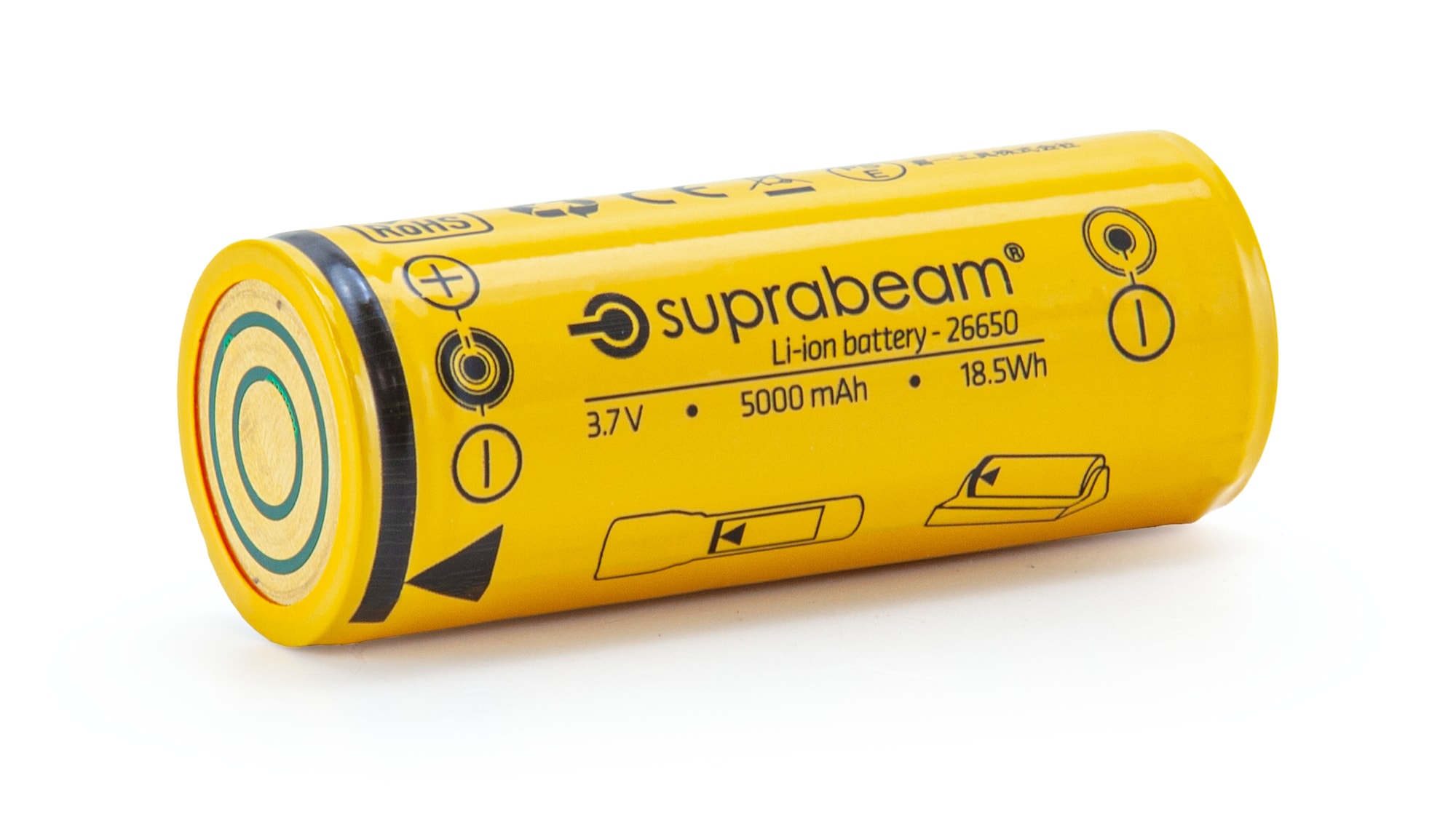 Suprabeam Li-ion Batteri 26650 5000mAh