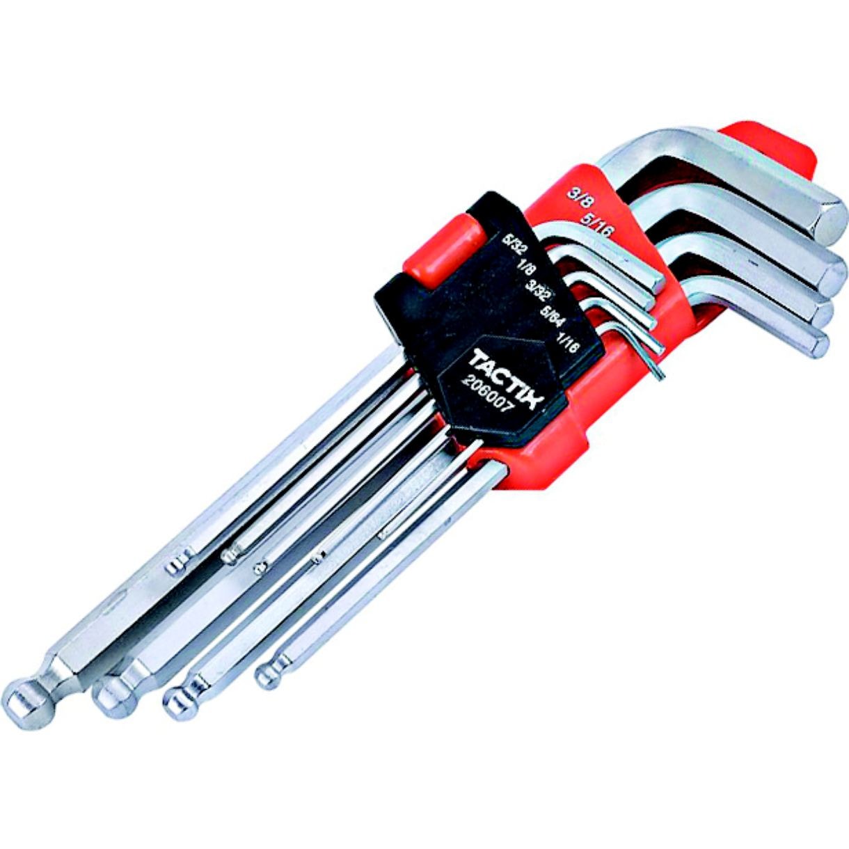 Sekskantnøglesæt m/9 dele Tactix