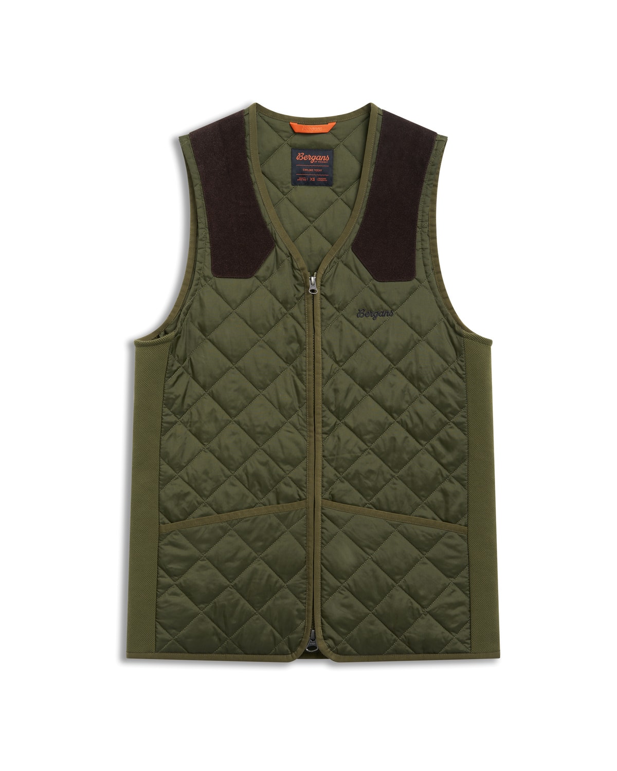Bergans Drevsjø Insulated Vest Herre Dark Olive Green