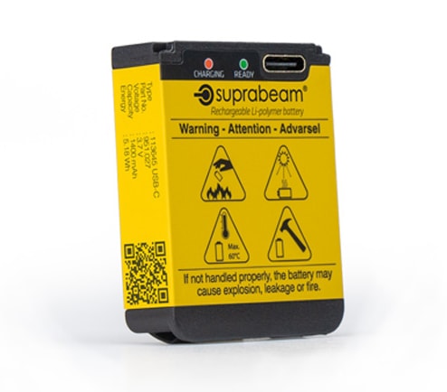 Suprabeam Li-Po-akku 1400mAh USB-C