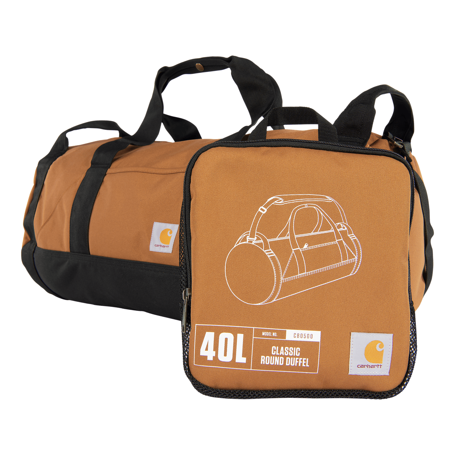 Carhartt 40L Classic Round Duffel Carhartt Brown