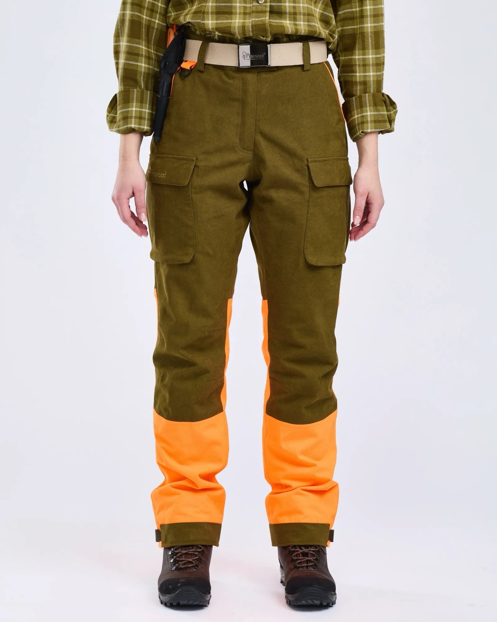 Pinewood Furudal Expert 2L Hunting Byxor Dam Olive Green/Orange