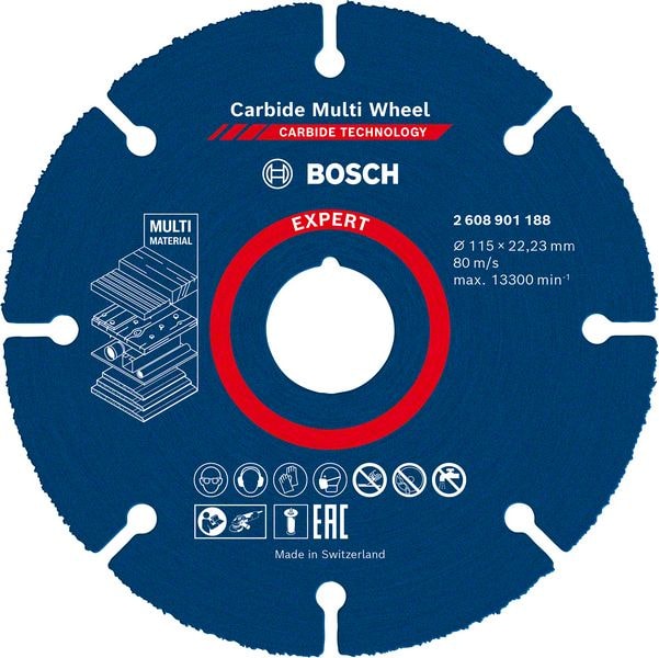Bosch Kapskiva Expert Carbide Multi Wheel 115 mm
