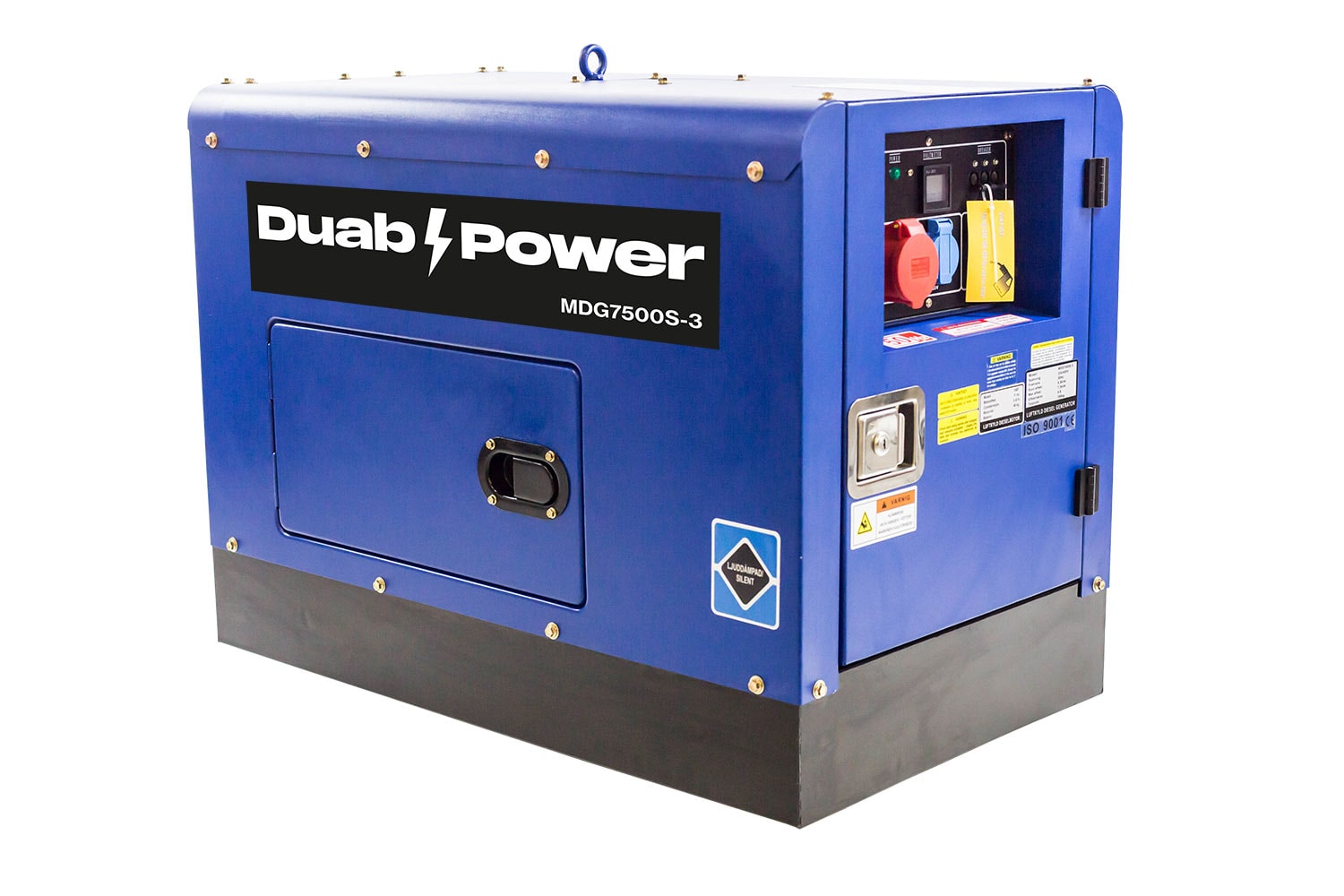 Duab-Power Generator MDG7500S-3 3-faset Diesel Støjsvag