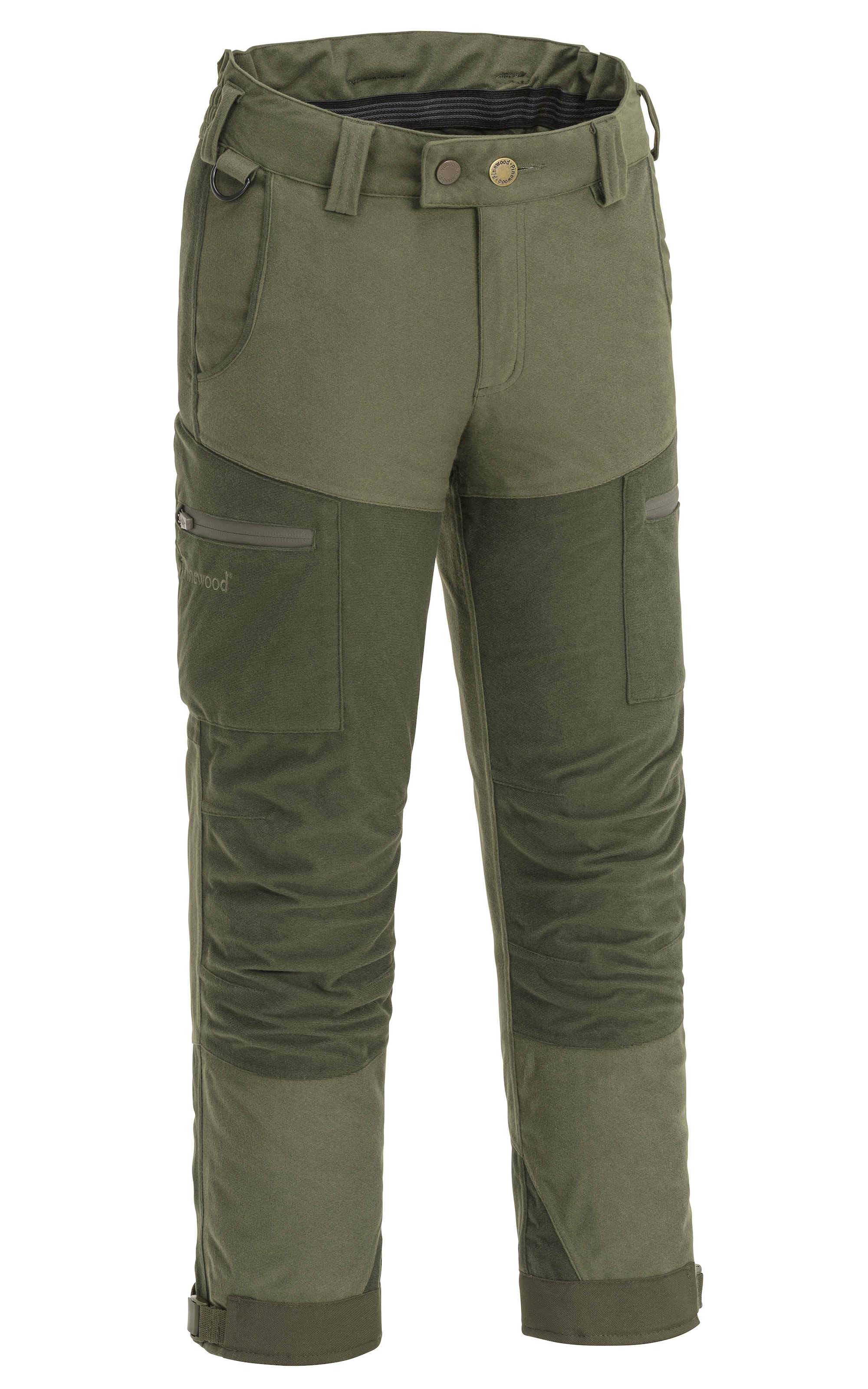 Pinewood Furudal Active 2L Byxor Barn Mossgreen/Dark Mossgreen 140