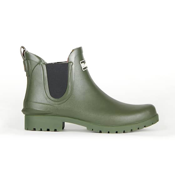 Barbour Wilton Olive Wellies