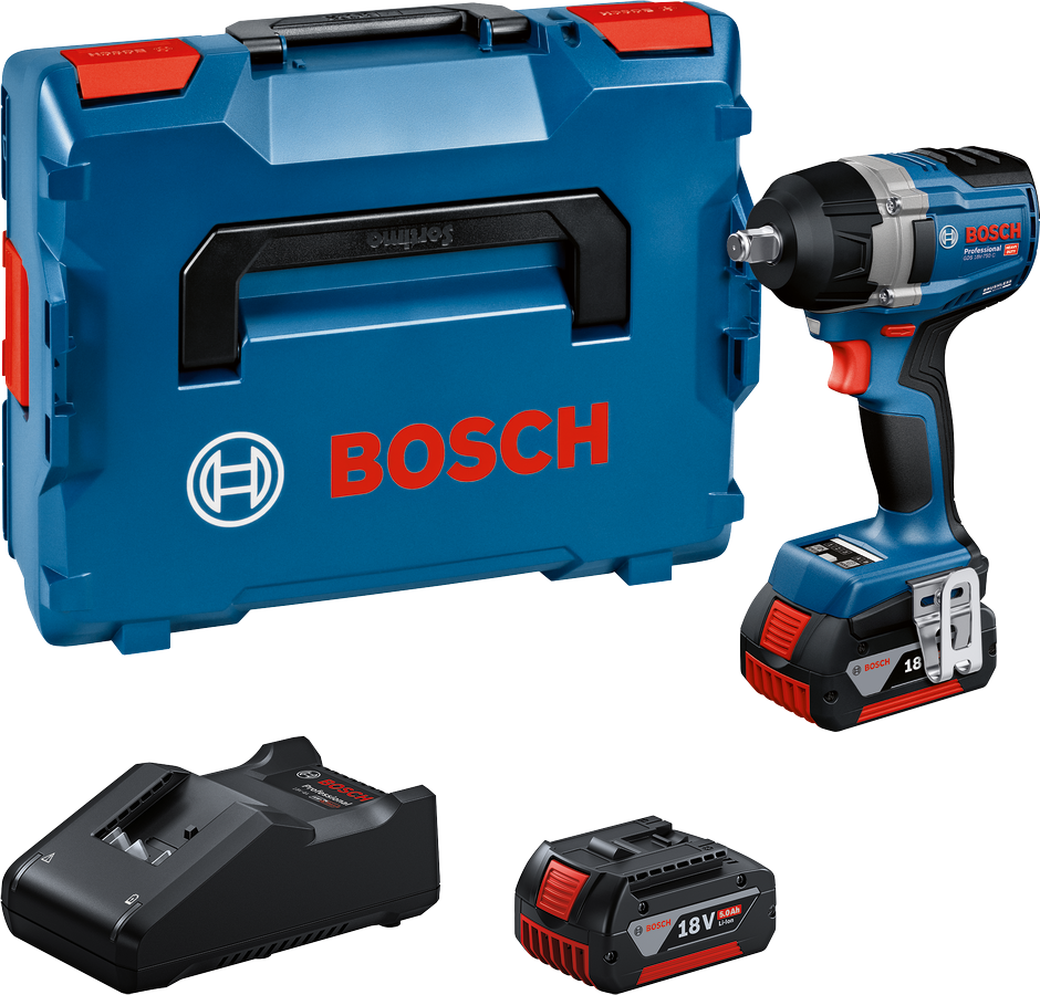 Bosch Mutterdragare GDS 18V-750 C 2X5Ah Gal Lb