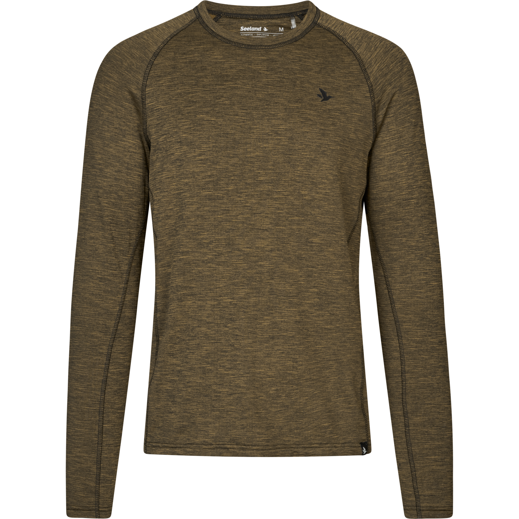 Seeland Peak T-Shirt Militär Herren Olive Melange