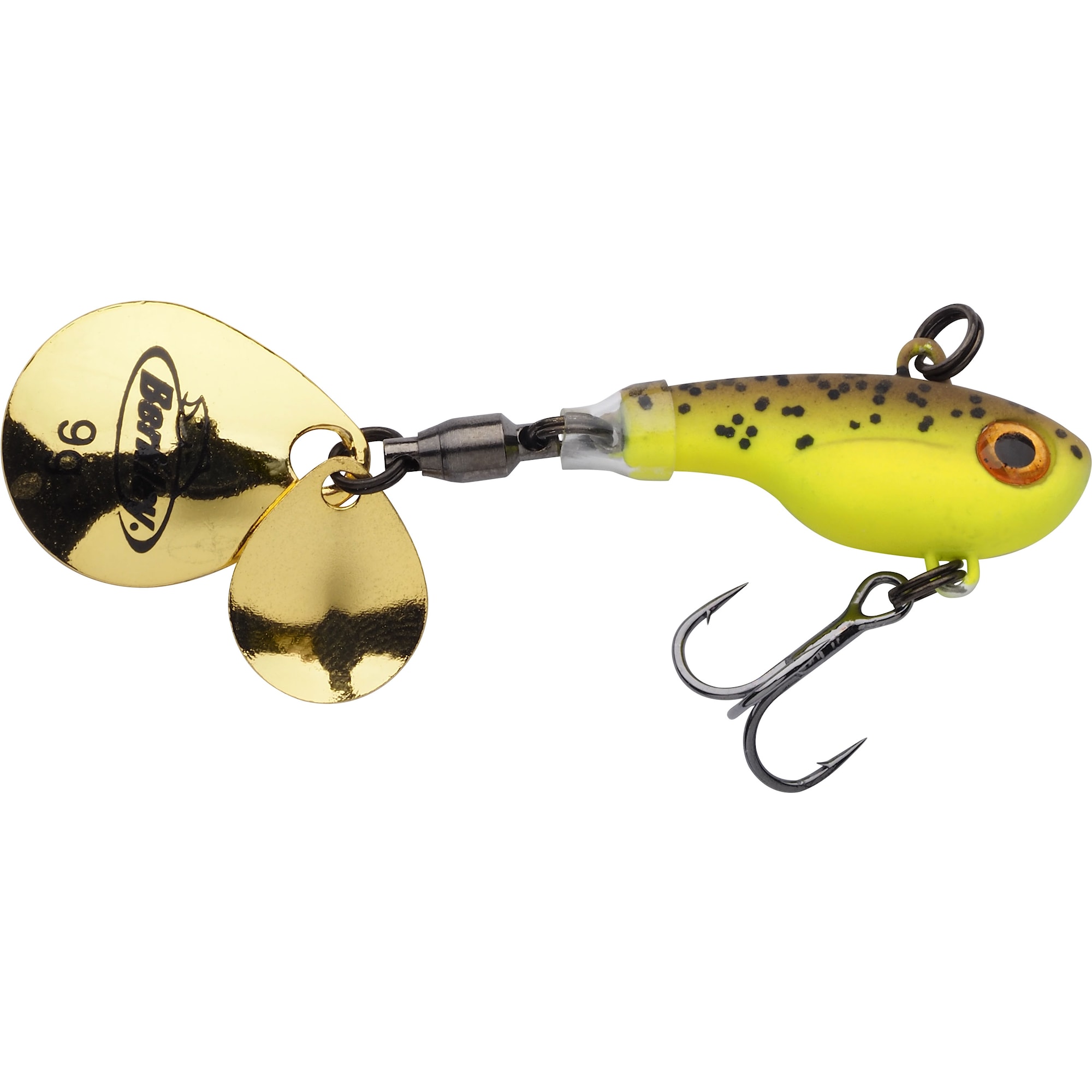Berkley Pulse Spintail 21 g Brown Chartreuse -