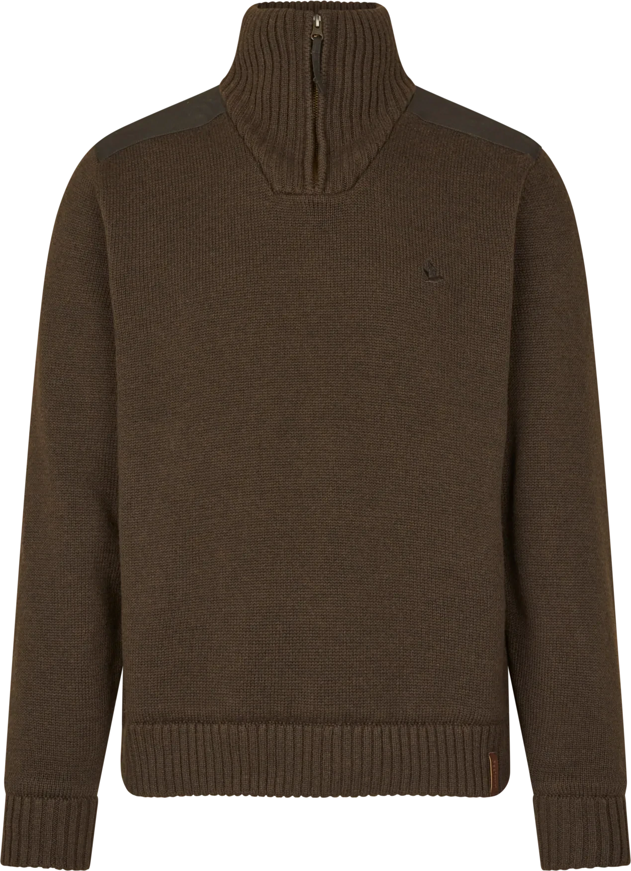 Seeland Tåket vindjakke strikket genser Herre Dark Brown M