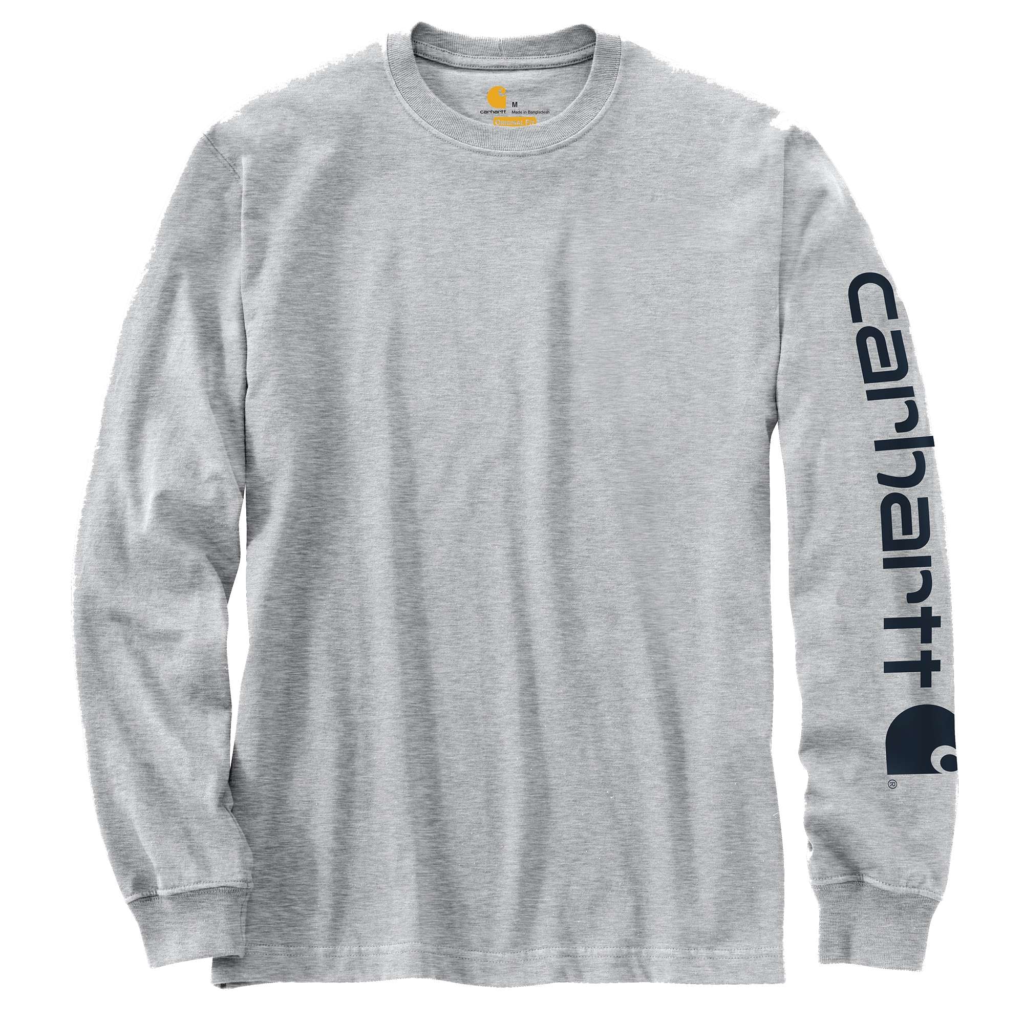 Carhartt Långärmad T-Shirt Herr Heather Grey