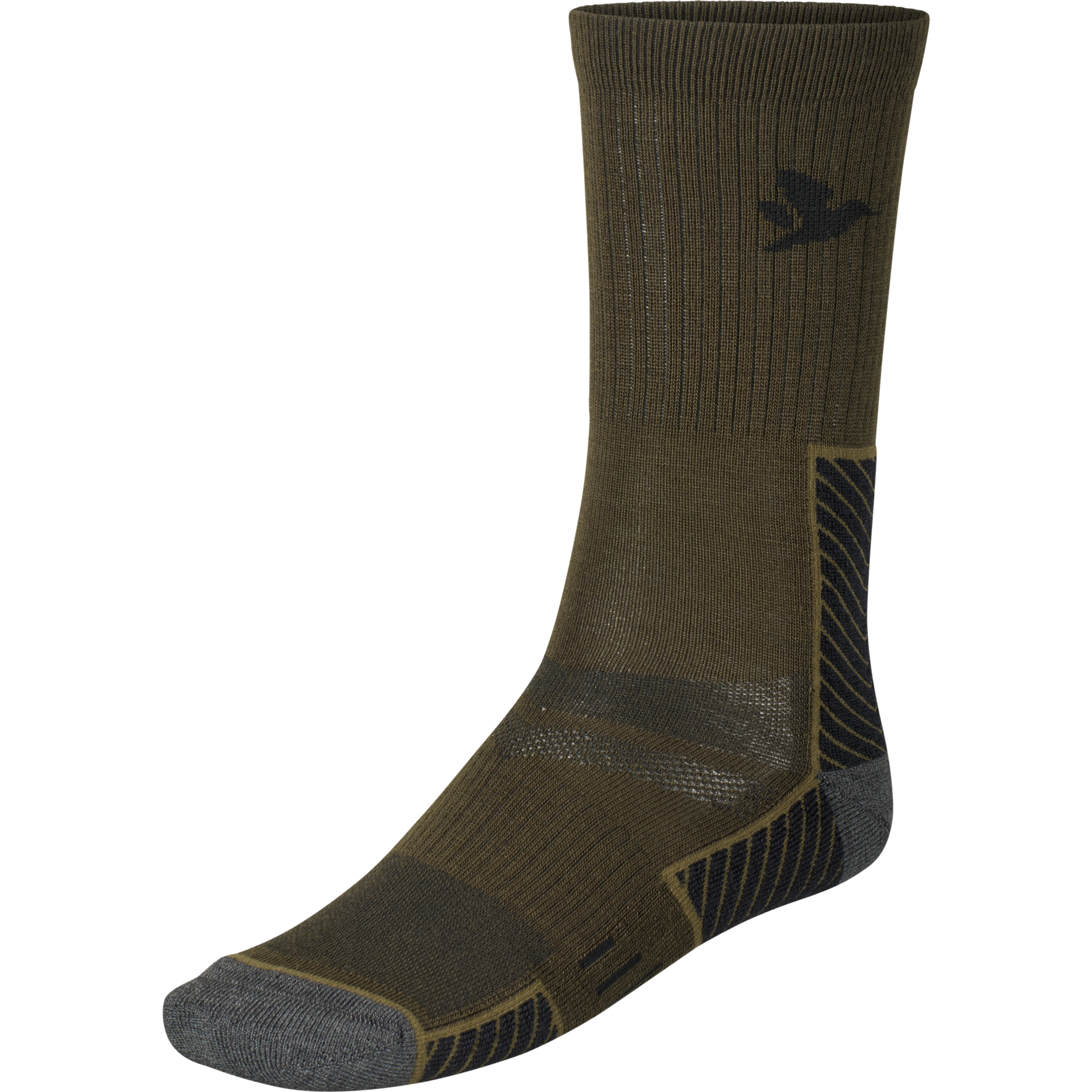 Seeland Field Merino Strumpa - 2Pack Herr Pine Green/Military Olive,39-42