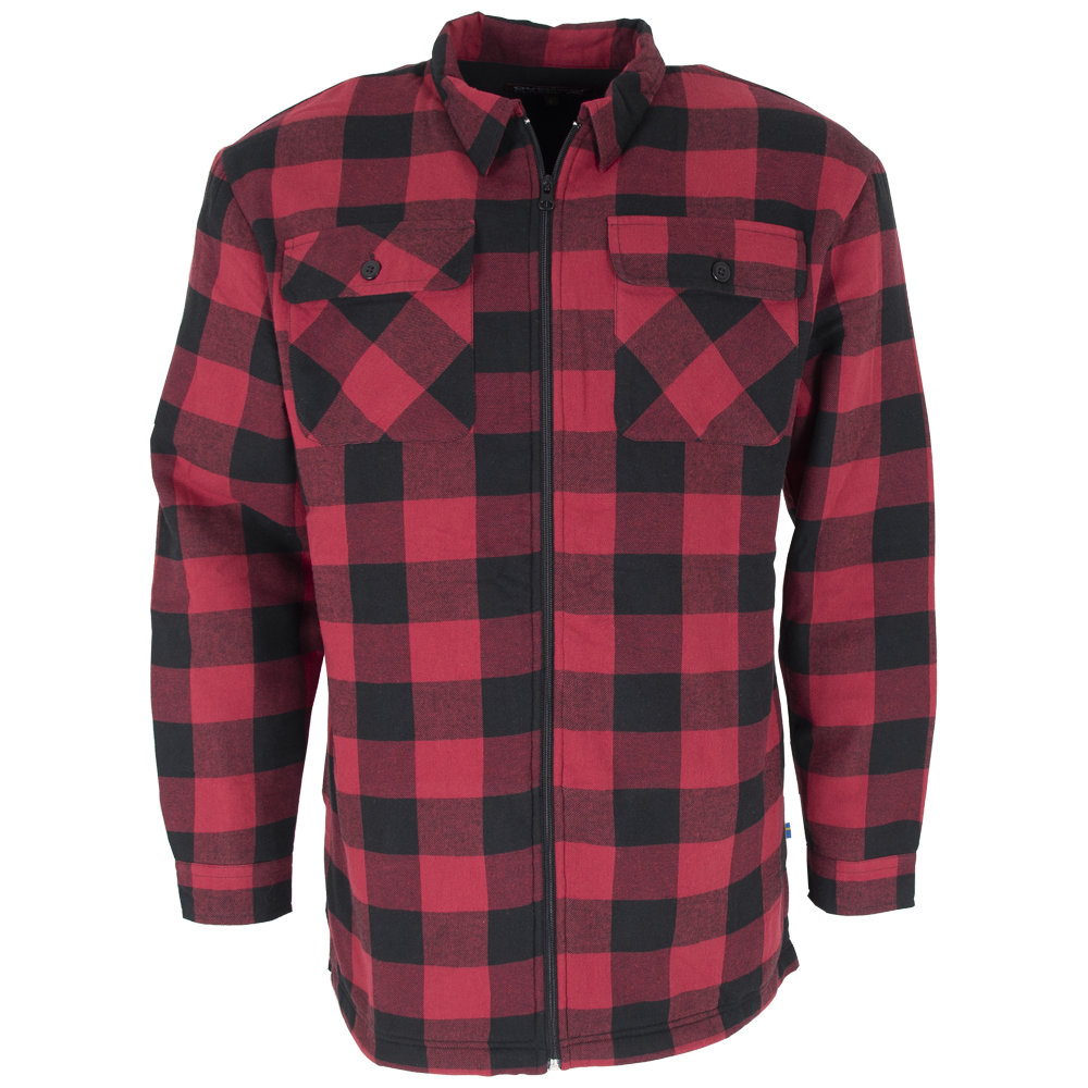 Woodline Canada Flanellhemd Gefüttert Herren Rot