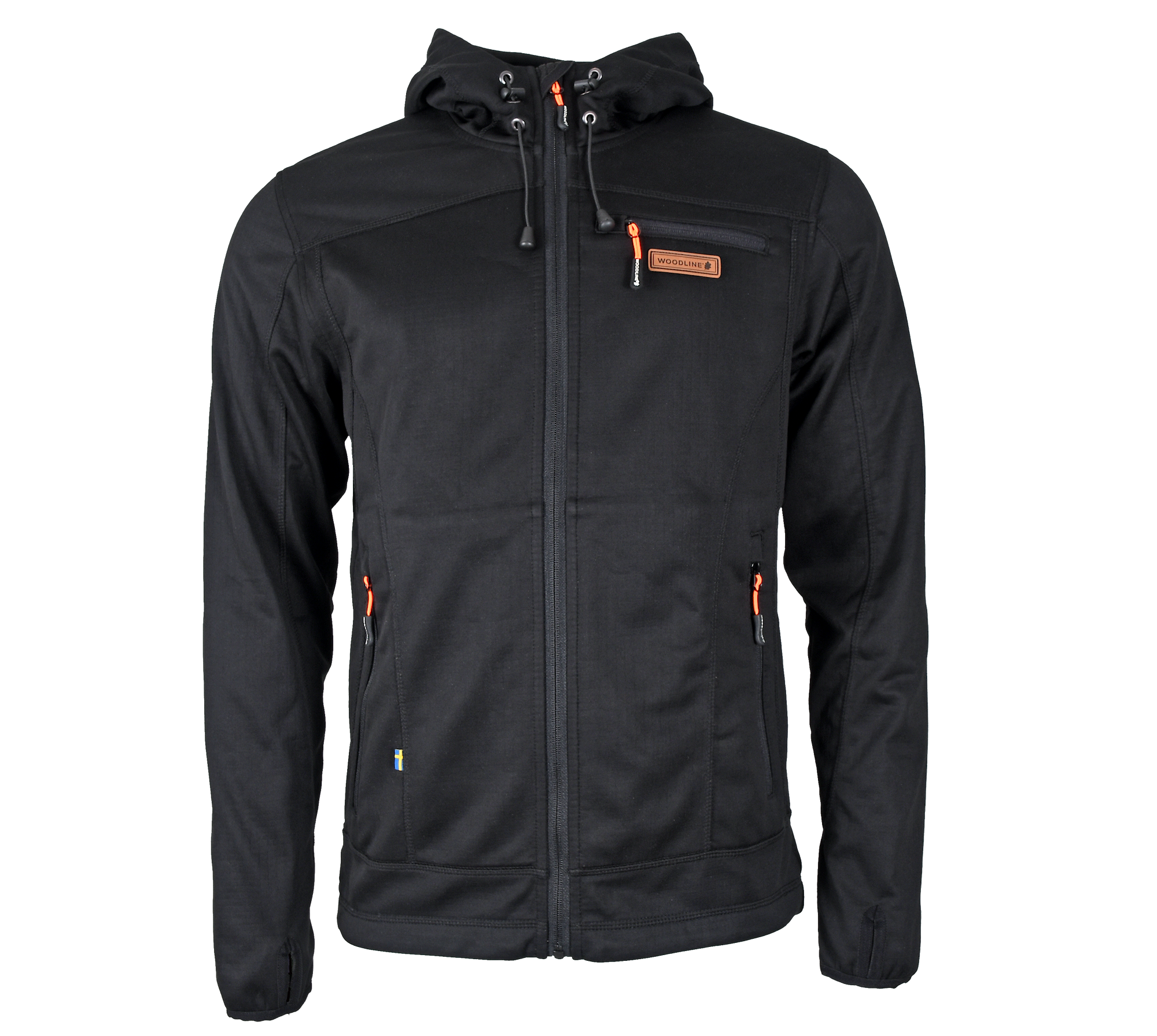 Woodline Fleecejakke Optima Sort