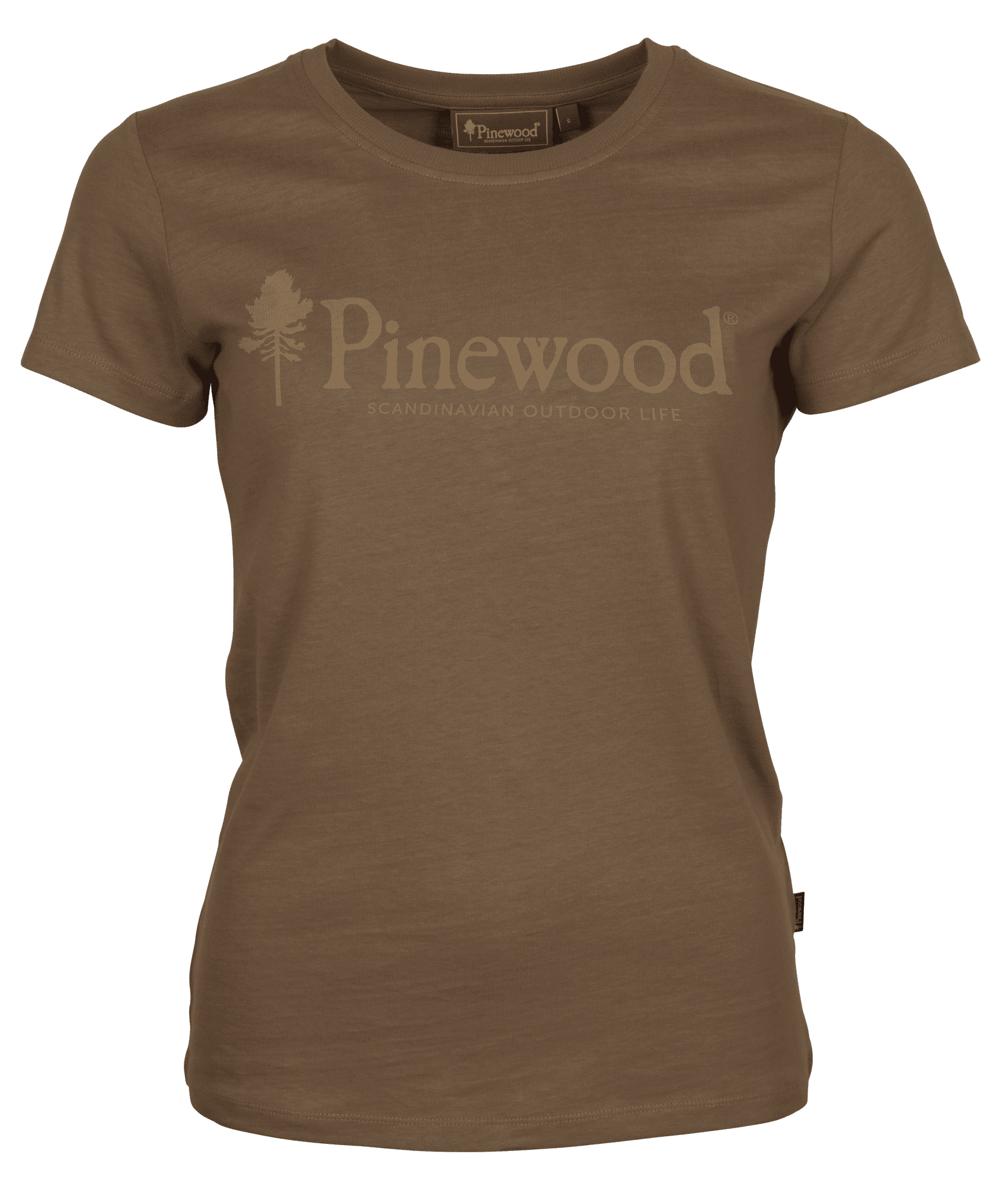 Pinewood Outdoor Life T-Shirt Dam Nougat