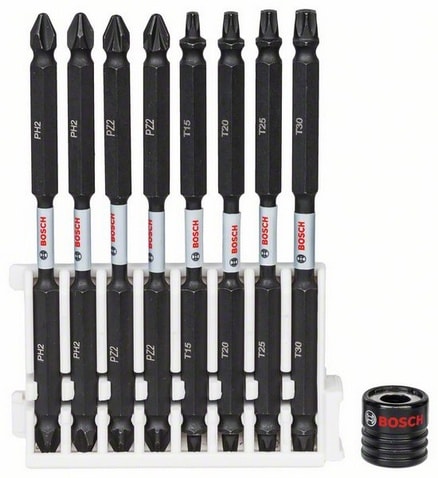 Bosch Bitssats Impact PH, PZ, TX 110mm 9 delar