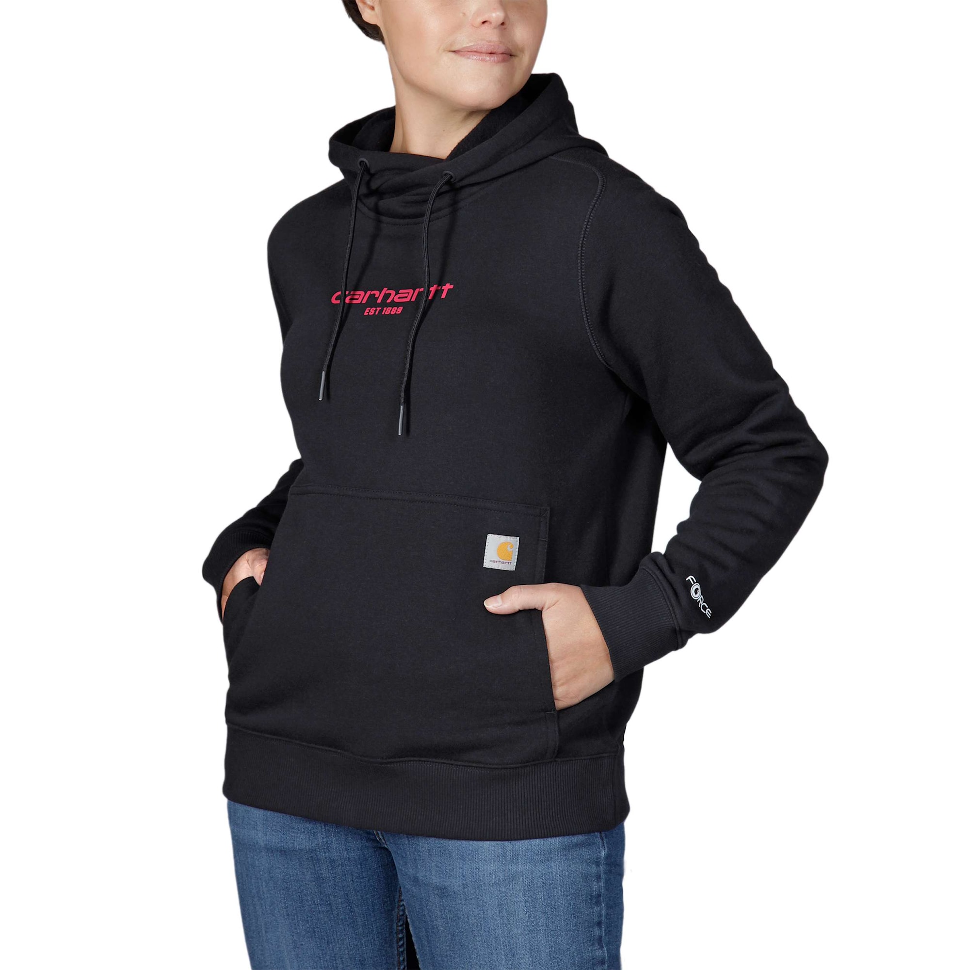 Carhartt Force Hoodie Ladies Black