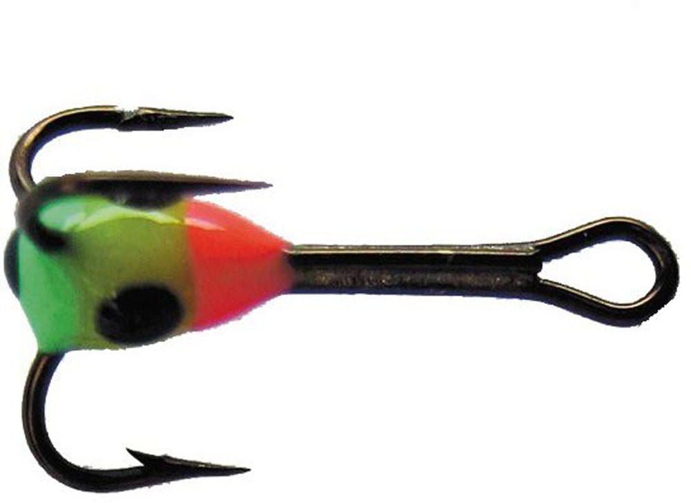 Wiggler Pimpelkrok Röd/Gul/Lime #10 2-pack