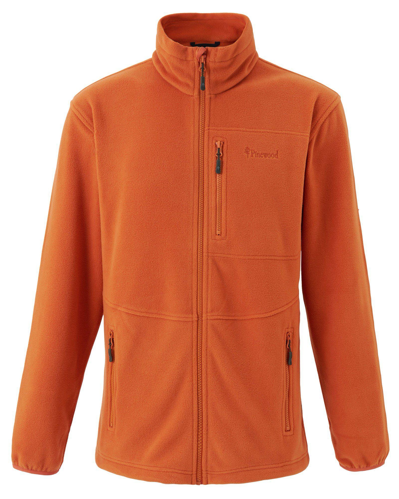 Pinewood Finnveden Fleecejacka Herr Burned Orange XL