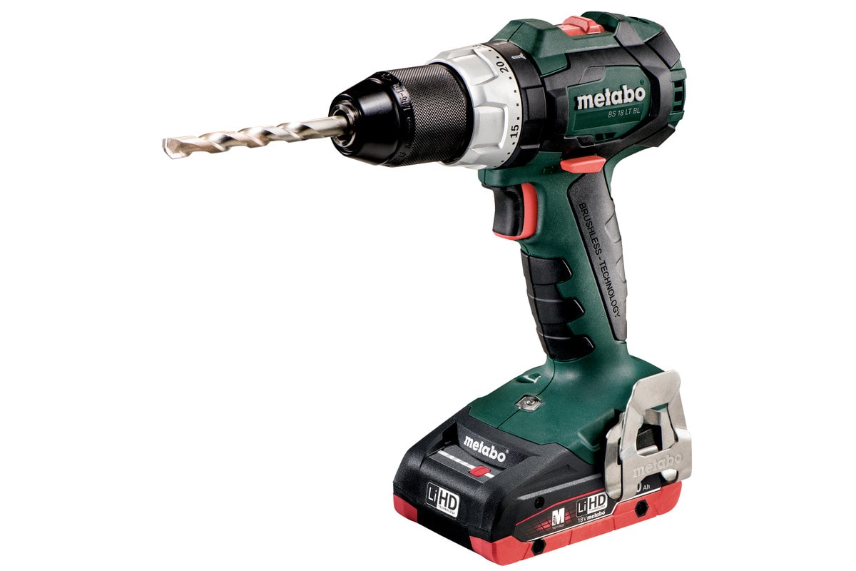 Metabo Ruuvinväännin BS 18 LT BL 2 x 4,0Ah LiHD-akku ja laturi