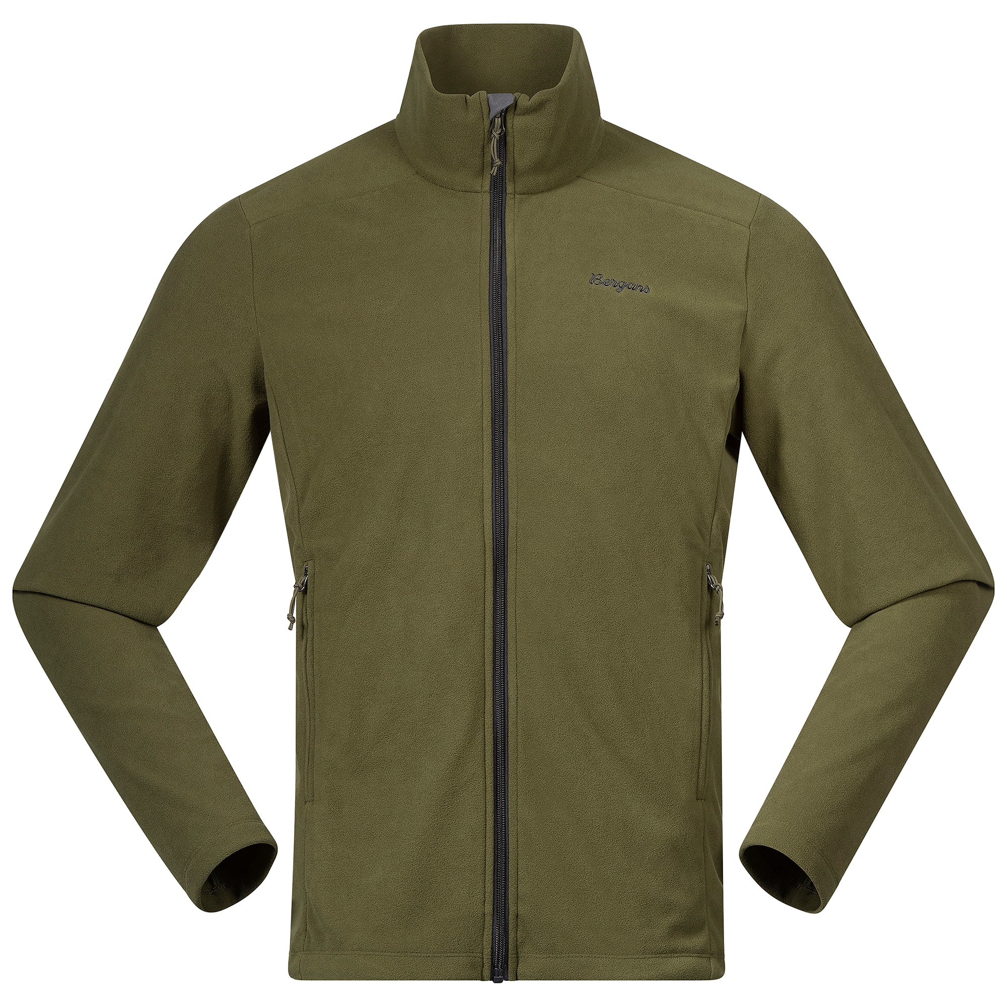 Bergans Finnsnes Fleecejacka Herr Dark Olive Green