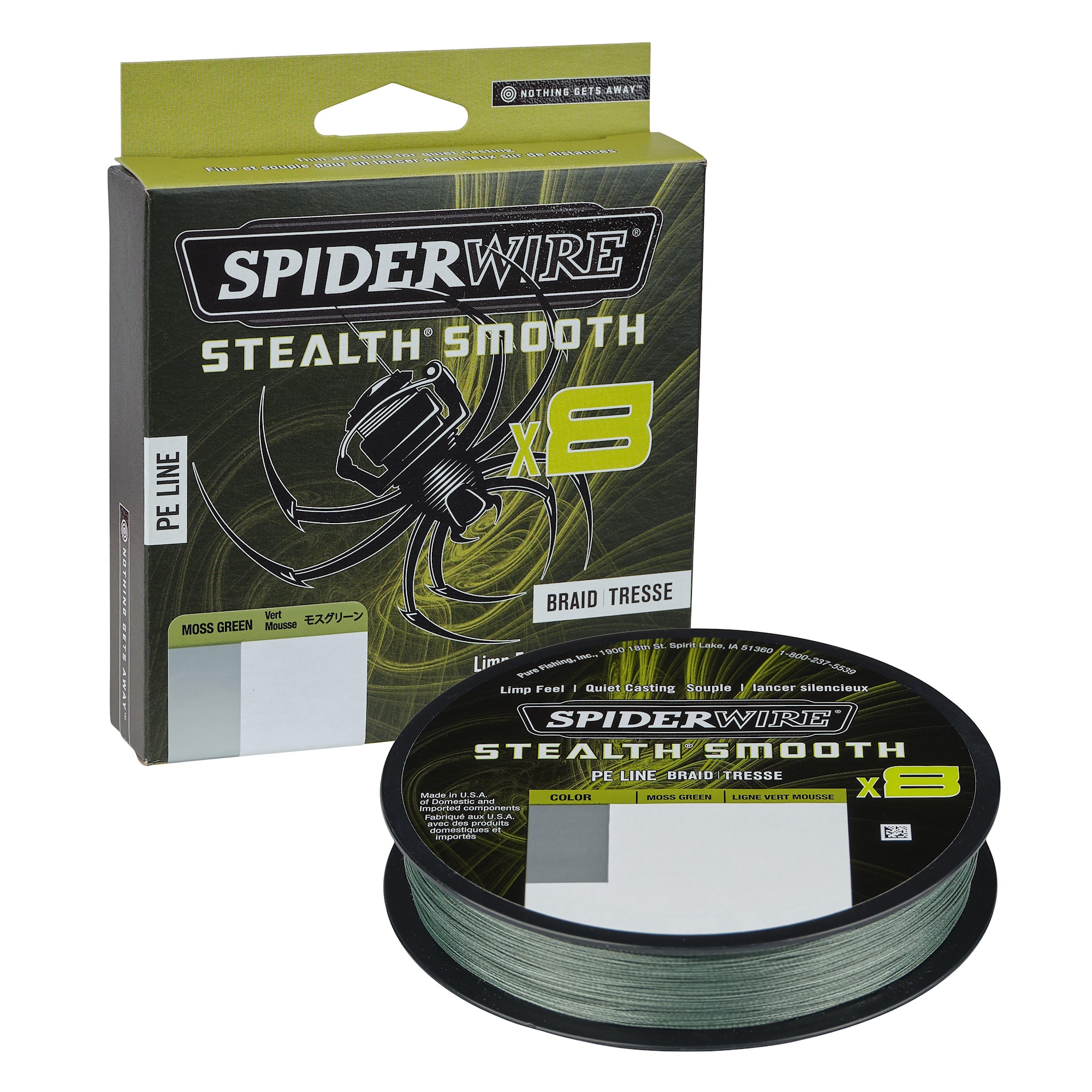 Spiderwire Stealth Smooth 8 Moss Green 150m Flätlina