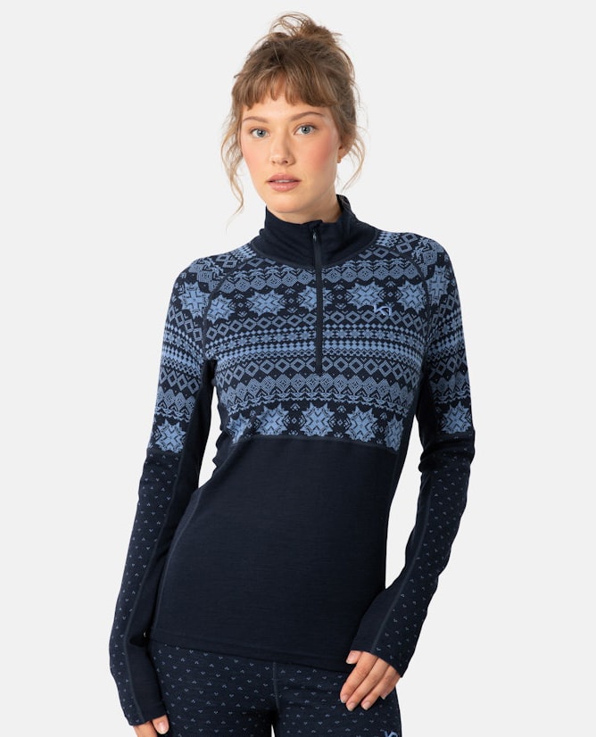 Kari Traa Vilma Pusero Half Zip Sea